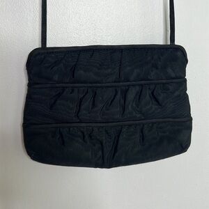Morris Moskowitz vintage black taffeta and satin bag